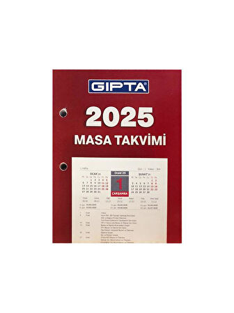 Gıpta 2025 Blok Masa Takvimi 10x13 cm 2 Adet