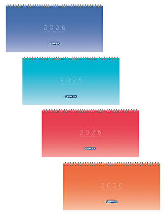 Gıpta 2025 Spiralli Masa Takvimi 16x33 cm 506-PXK 4 Adet