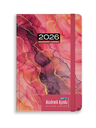 Gıpta 2025 Eylül-2026 Aralık DİKİŞLİ Akademik Ajanda 17X24 Cm  Model-2