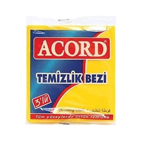 ACORD TEMİZLİK BEZİ 3LÜ