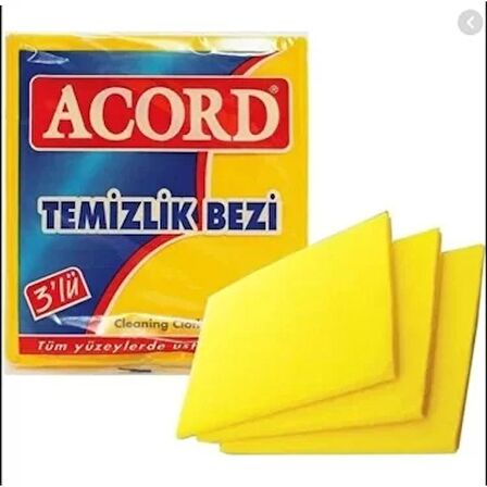 ACORD TEMİZLİK BEZİ 3LÜ