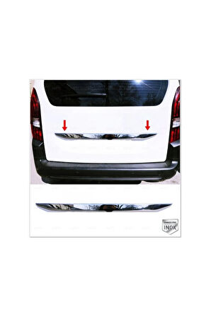 Citroen Berlingo 3 Krom Bagaj Çıtası 2018 Ve Üzeri Paslanmaz Çelik Uyumlu