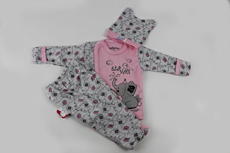 Kaniviçe Nakışlı Üçlü Zıbın Takım