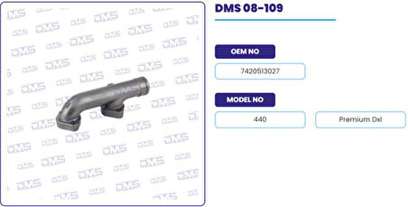 Renault Truck Egzoz Manıfoldu Yan Kol Renault Truck DXI 440 - Demosan 08-109