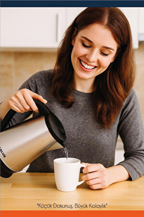 MEKALUX UK-03 INOKS KETTLE