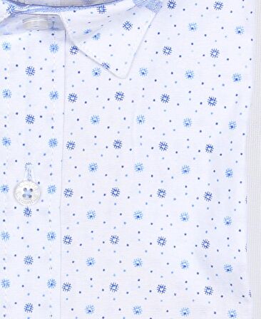 Erkek Çocuk Desenli Uzun Kol Spor Gömlek