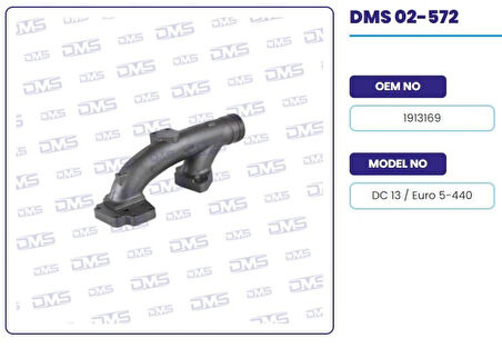 Scanıa Truck Egzoz Manıfoldu Genis Kol Scanıa Euro5 P G R T Dc13 - Demosan 02-572