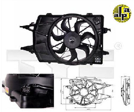 Unıversal Fan Motoru-Davlumbazlı Focus I 1.4-1.6-1.8-2.0 16v - Sgr-59421