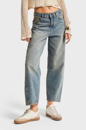 Kadın T.Kot Rengi Venüs  2s5-65 Carrot Fit Rahat Kesim %100 Koton  Denim Jean