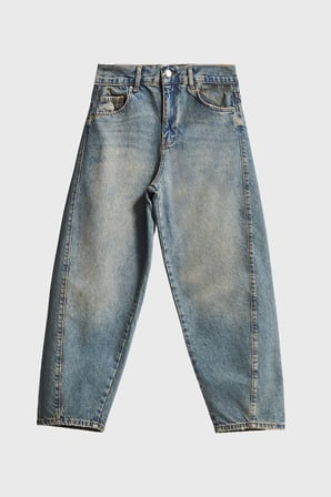 Kadın T.Kot Rengi Venüs  2s5-65 Carrot Fit Rahat Kesim %100 Koton  Denim Jean