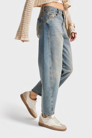 Kadın T.Kot Rengi Venüs  2s5-65 Carrot Fit Rahat Kesim %100 Koton  Denim Jean