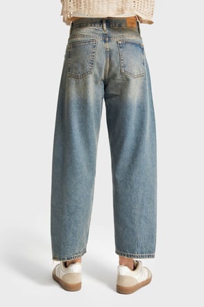 Kadın T.Kot Rengi Venüs  2s5-65 Carrot Fit Rahat Kesim %100 Koton  Denim Jean