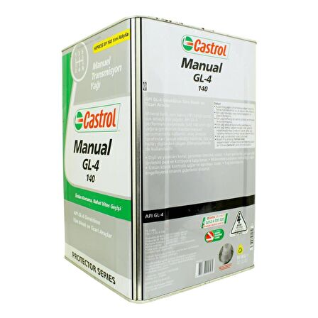 Castrol Manual 140 16 Kg GL-4 Şanzıman ve Diferansiyel Yağı