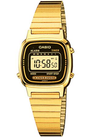 Casio LA670WGA-1DF Kadın Kol Saati Çelik