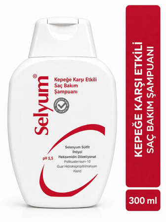 Selyum Kepeğe Karşı Saç Bakım Şampuanı 300 ml