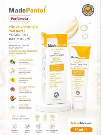 Madepantol Yağ Bazlı Cilt Bakım Kremi 50 ml