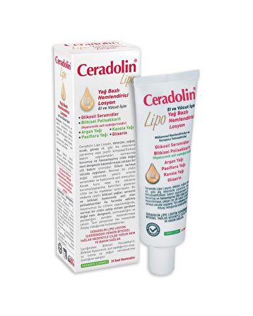 Ceradolin Nemlendirici E Vitaminli Kuru Cilt için  Vücut Losyonu 50 ml 