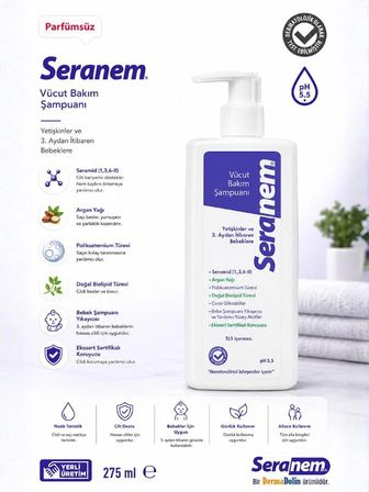 Seranem Vücut Bakım Şampuanı 275 ml