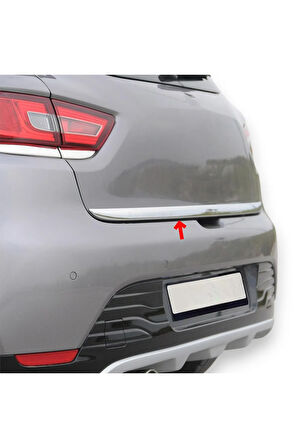 Renault Clio 4 Hb Krom Bagaj Alt Çıtası 2012-2019 Arası Paslanmaz Çelik