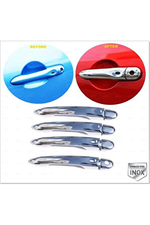 Renault Fluence Krom Kapı Kolu 4 Kapı 2010 Üzeri (4 KOL SENSÖRLÜ) P.çelik