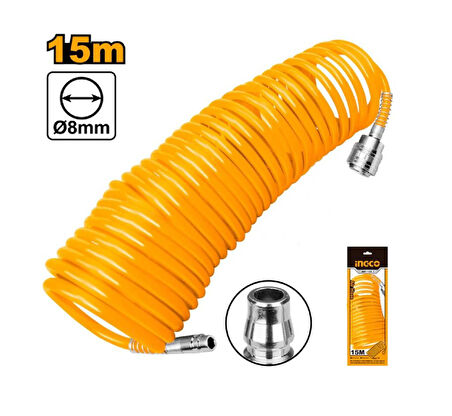 İngco AH1151 Spiral Hava Hortumu 15 Mt
