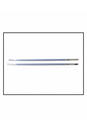 Renault Kangoo Uyumlu Krom Cam Çıtası 2 Prç. 1997-2007 Arası P. Çelik