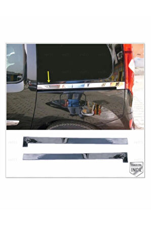 Renault Kangoo Krom Sürgü Nikelajı 2 Parça 2008 Üzeri P. Çelik