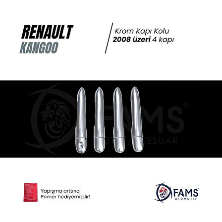 Renault Kangoo Krom Kapı Kolu 4 Kapı 2008 Üzeri P. Çelik