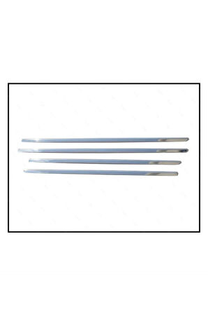 Renault Megane 2 Krom Cam Çıtası 4 Prç. 2002-2009 P. Çelik (HB) uyumlu