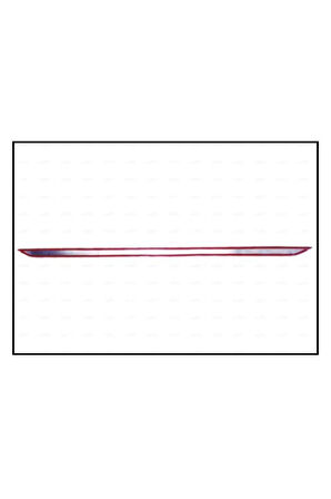 Renault Megane 3 Uyumlu Hb Krom Bagaj Alt Çıtası 2010-2016 P. Çelik uyumlu