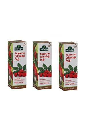 Arifoğlu Kuşburnu Çekirdeği Yağı 20 ml (3 Adet)