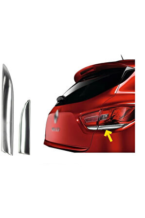 Renault Clio 4 Hb Krom Stop Alt Çıtası 4 Parça 2012-2019 Arası Paslanmaz Çelik