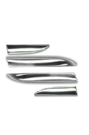 Renault Clio 4 Hb Krom Stop Alt Çıtası 4 Parça 2012-2019 Arası Paslanmaz Çelik