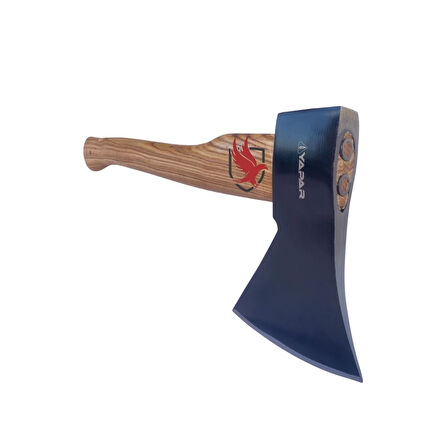 Yapar Ahşap Saplı Dövme Çelik Kamp Baltası 1 Kg