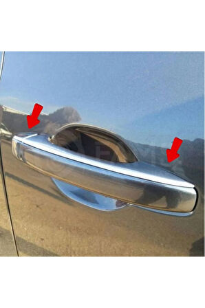 Renault Megane 4 Krom Kapı Kolu 4 Kapı 2015 Üzeri Paslanmaz Çelik