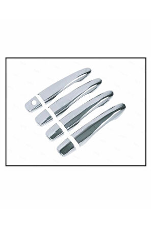 Renault Kadjar Uyumlu Krom Kapı Kolu 4 Kapı 2015 Üzeri P. Çelik