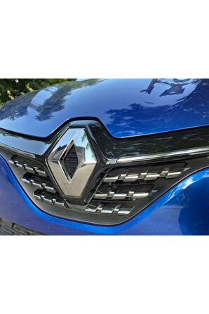 Renault Clio 5 Hb Krom Ön Panjur Izgarası 6 Prç. 2019 Üzeri Paslanmaz Çelik