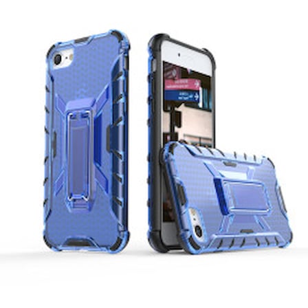 Lexroo Apple iPhone 8 Kılıf Lexroo Klik Silikon - Mavi