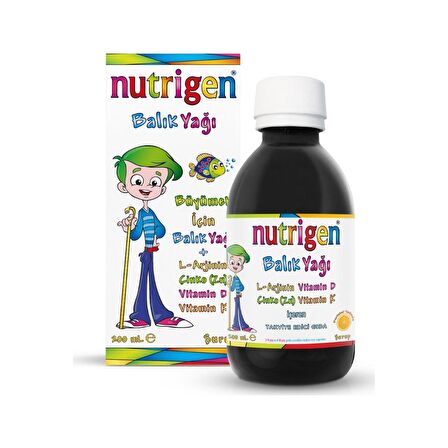 Nutrigen Balık Yağı Şurubu 200 ml Okul Seti Hediyeli