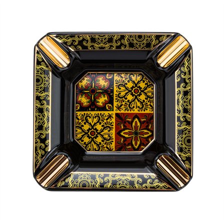 Lubinski Authentic Design Dörtlü Puro Küllüğü Siyah LB-835