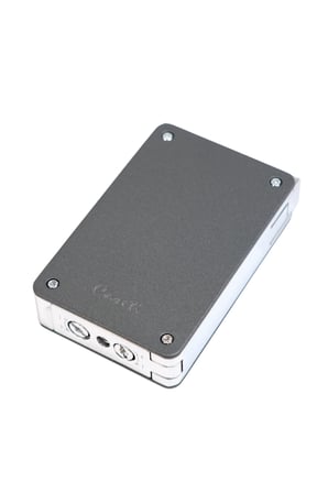 Caseti Çift Torch Pürmüz & Tek Torch Mum Alev Delicili Gunmetal Metal Puro Çakmağı