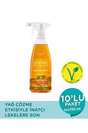 Premium Mutfak Spreyi Turunç Bahçesi 750 ml 10 Adet