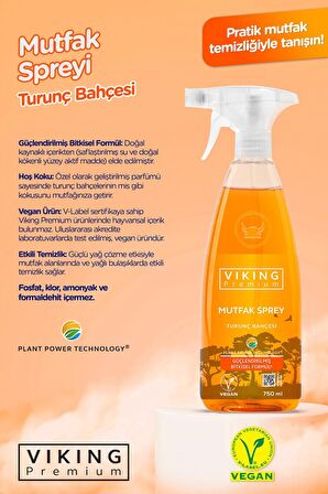 Premium Mutfak Spreyi Turunç Bahçesi 750 ml 10 Adet