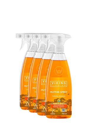 Premium Mutfak Spreyi Turunç Bahçesi 750 ml 4 Adet