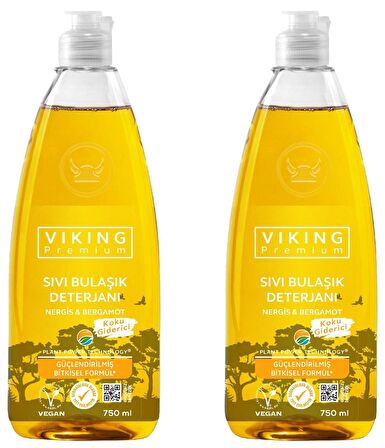 Viking Premium Nergis Bergamotlu 2x750 ml Elde Yıkama Deterjanı