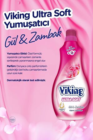 Viking Yumuşatıcı Soft Gül&zambak 1400 Ml 6 Adet