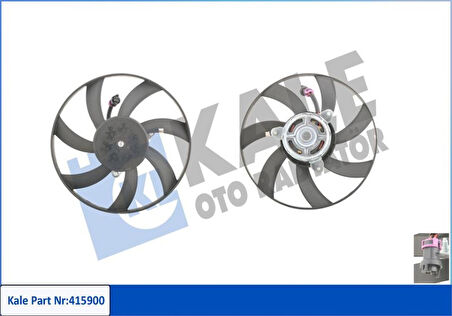 Vw Fan Motoru Sag - (8ew 351 044-481) (300 Mm) - Kal 415900