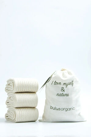 3'lü%100 Organik Pamuk Soket Çorap– Unisex, Yumuşak ve Nefes Alabilir, Sıkmayan, Ter Emici