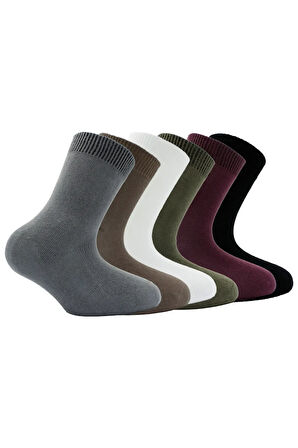 6'lı Okul Çorabı - Kız- Çocuk - Organik Eco Set