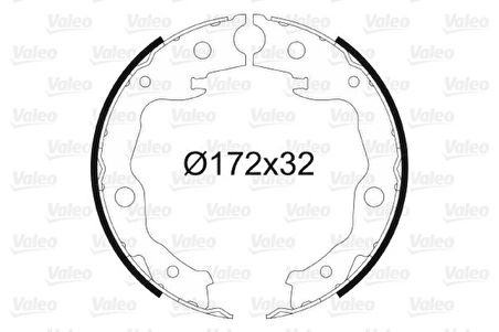 Toyota El Fren Balatası Arka Toyota Rav 4 III 2005-> Rav 4 IV 2012-> - Valeo 564128